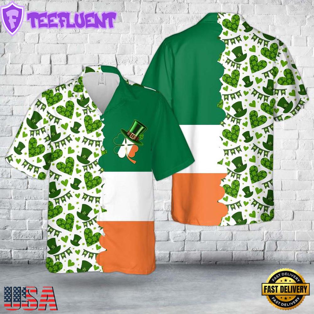 Irish St Patrick's Day Summer Hawaiian Shirt