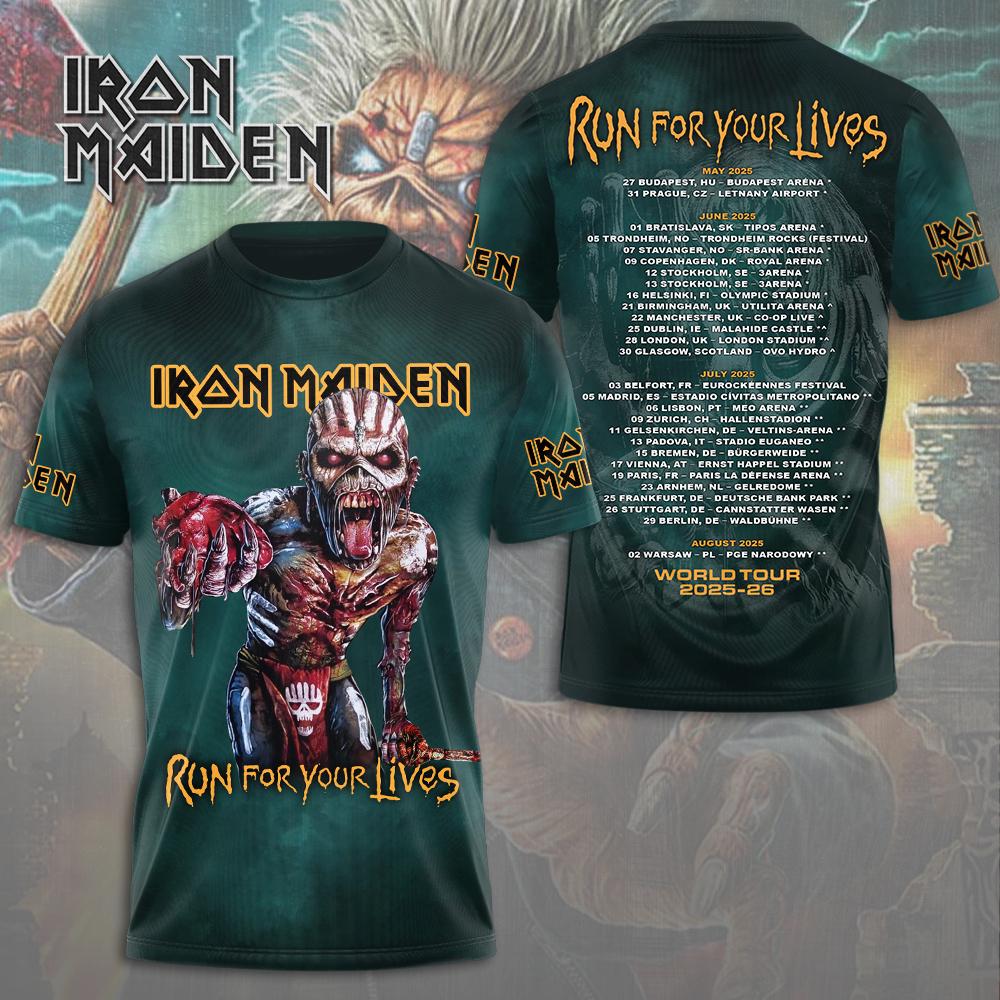 IRMA 3D Apparel - Iron Maiden 1975-2022 Anniversary Shirt