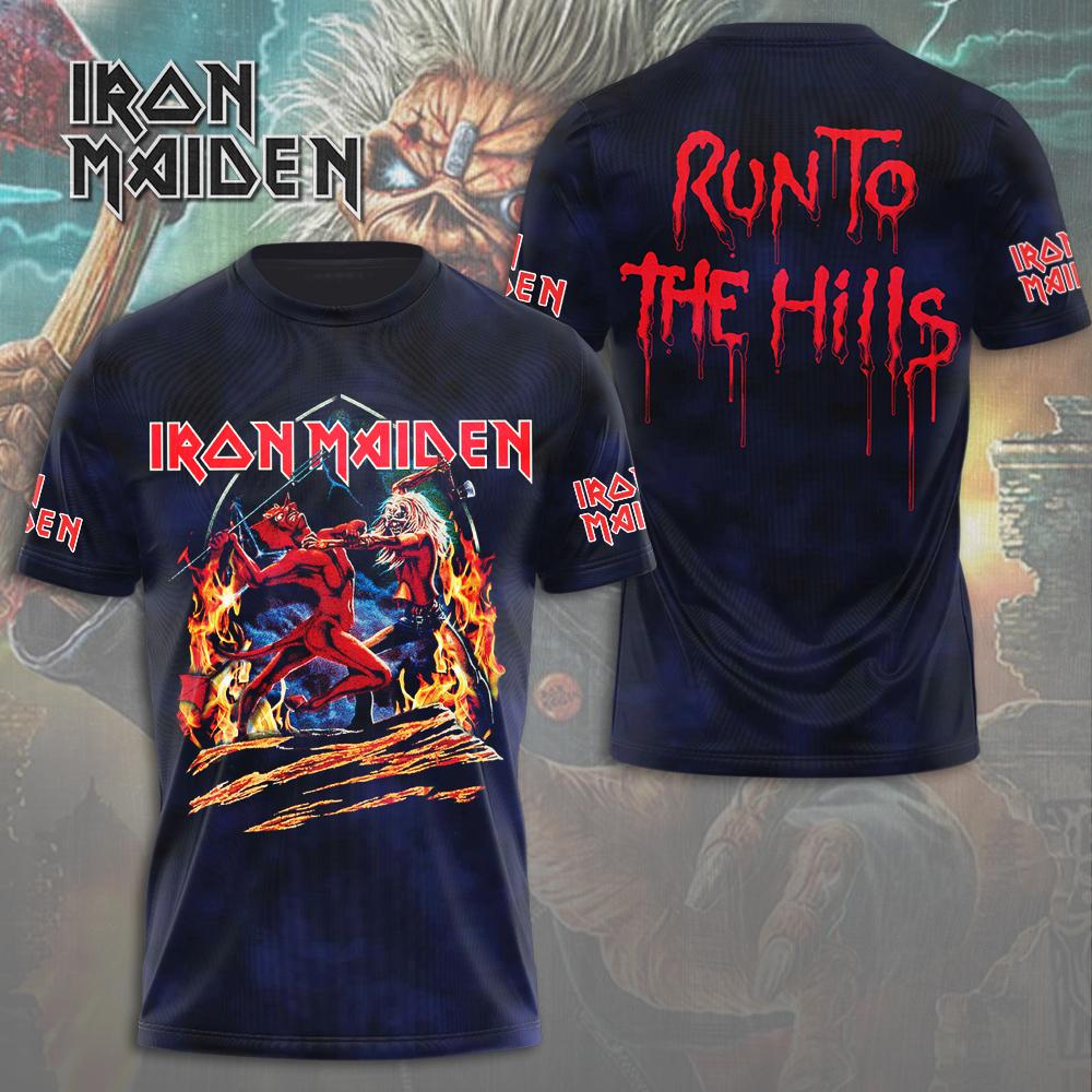 IRMA 3D Apparel - Iron Maiden 50th Anniversary T-shirt With Band Signatures