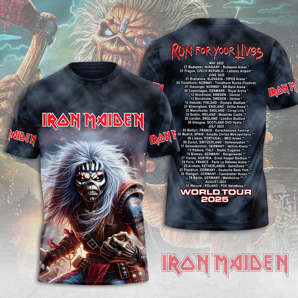 IRMA 3D Apparel - Vintage Iron Maiden Band Shirt