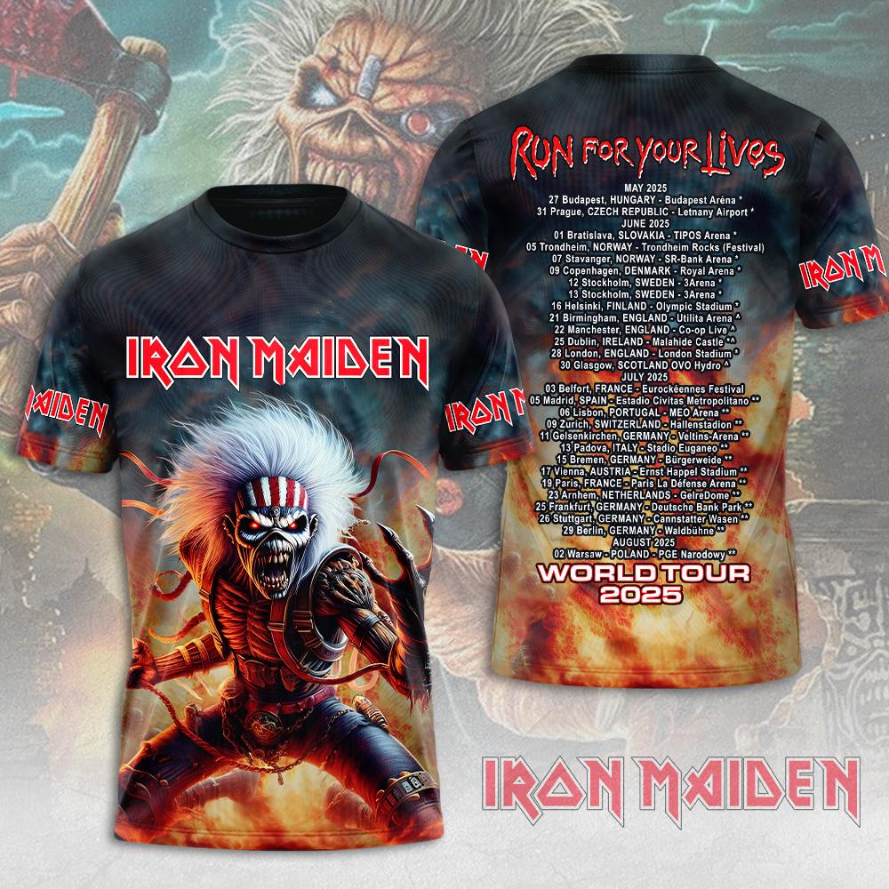 IRMA 3D Apparel - Vintage Iron Maiden Band