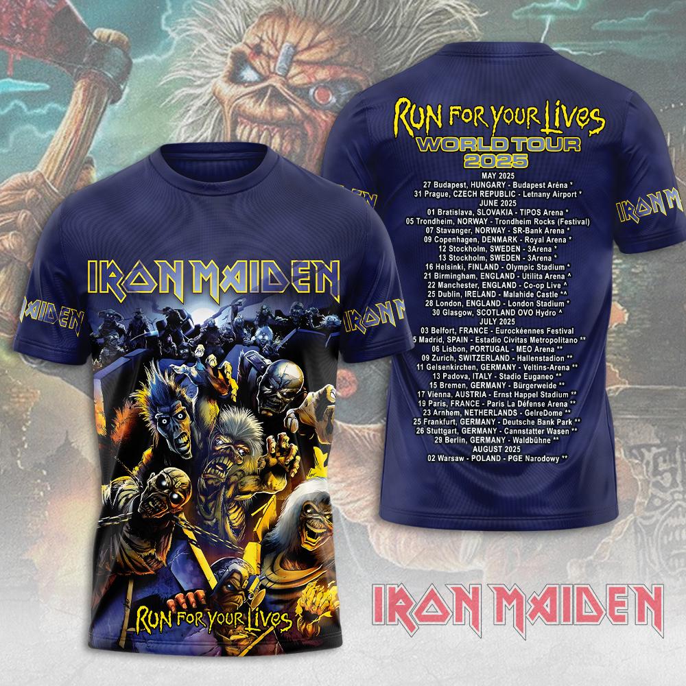 Iron Maiden 1975-2022 Anniversary Shirt Band Shirt