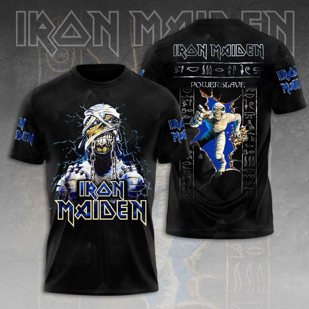 Iron Maiden 50 Years 1975-2025 Thank You For The Memories Signatures Shirt 3D Skull