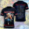 Iron Maiden 50th Anniversary T-shirt With Band Signatures Shirt