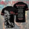 Iron Maiden 50th Anniversary T-shirt With Band Signatures