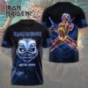 Iron Maiden Rock Band Music Powerslave Rework 3D Shirt
