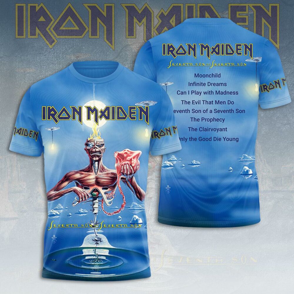 Iron Maiden - Run For Your Lives 50th Anniversary Tee 3D Shirt