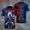 Iron Maiden Run For Your Lives World Tour 2025-2026 From Iron Maiden To Fear Of The Dark Merchandise T-Shirt Tee