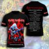 Iron Maiden Run For Your Lives World Tour 2025-26 For Iron Maiden FC Shirt 3D