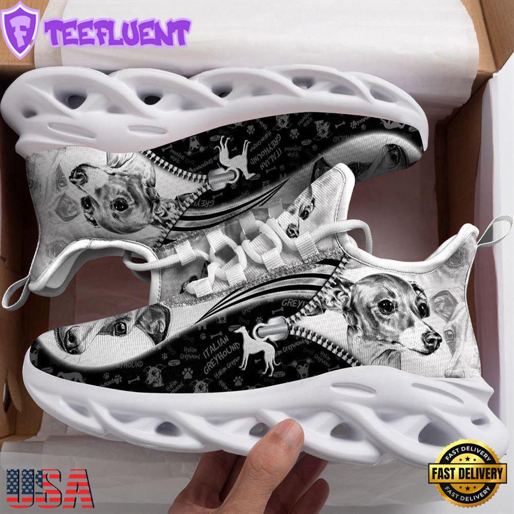 Italian Greyhound Sketch Max Soul Shoes For Men Women Dog Shoes Running