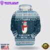 It's Penguin-ing Christmas All Over Print 3D Hoodie