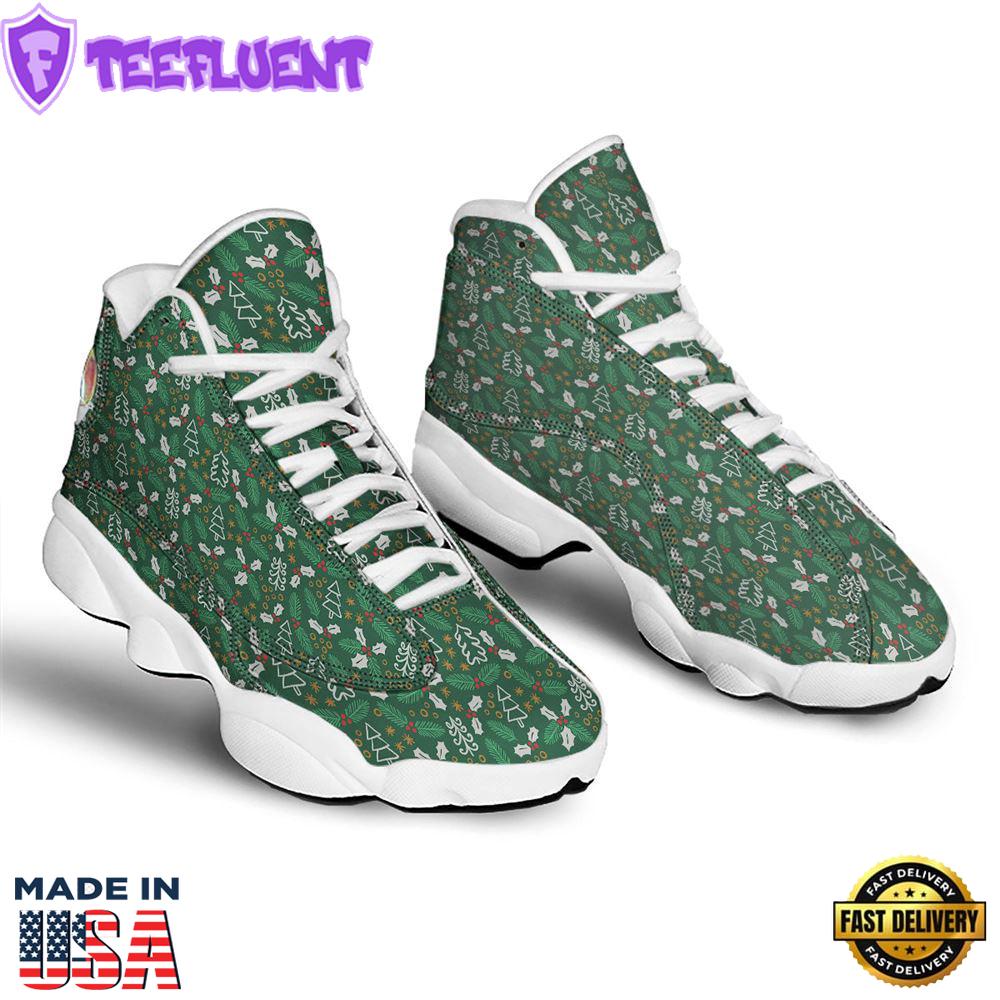 Ivy Leaf Christmas Print Pattern Jd13 Shoes For Men Women
