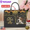 Jack Russell Terrier Dog Just A Girl Who Loves Dogs Leather Handbag