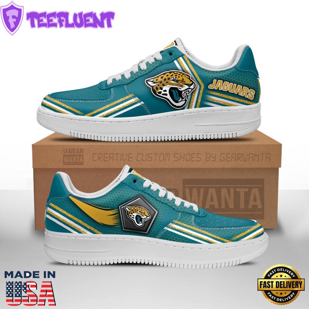 Jacksonville Jaguars Air Sneakers Custom Force Shoes For Fans