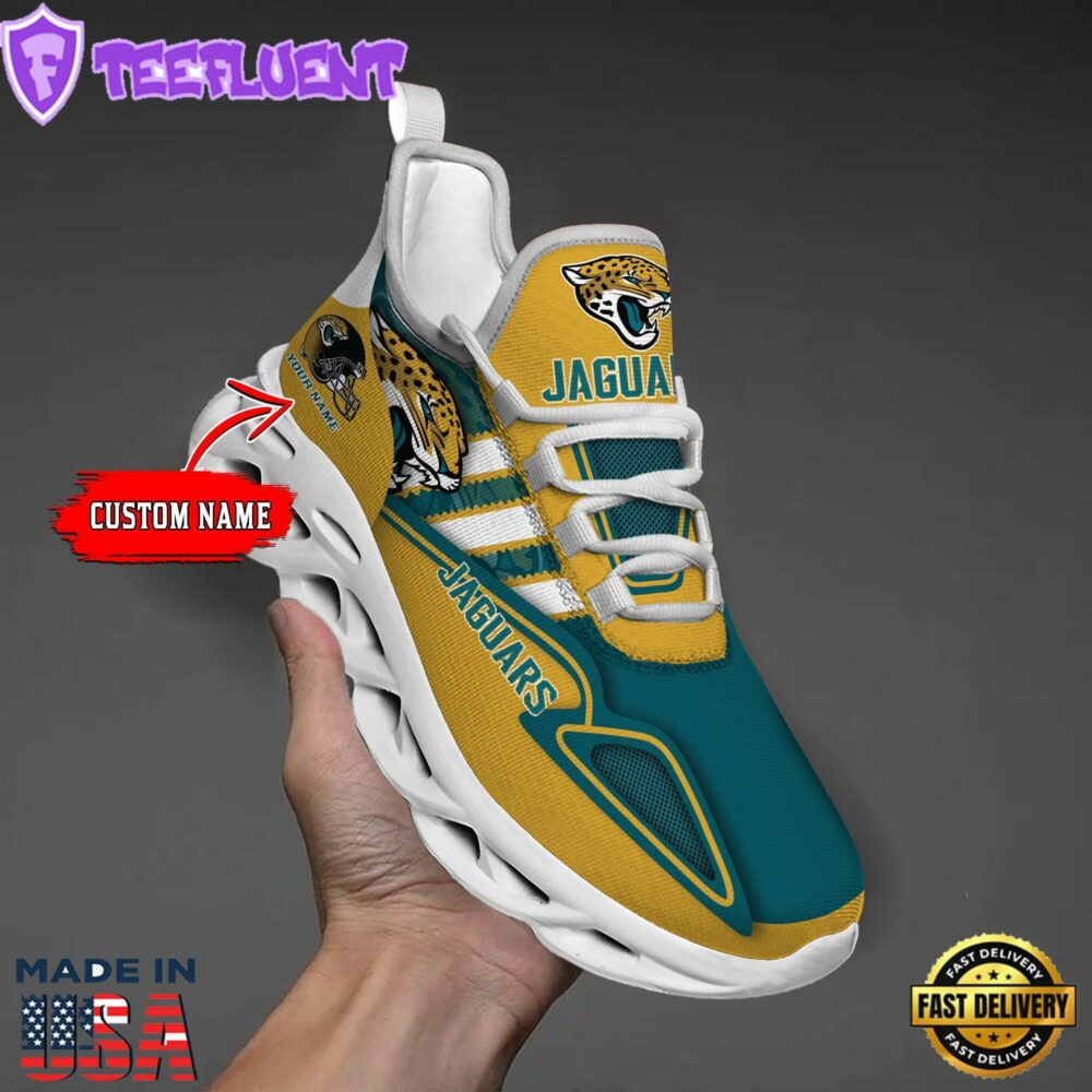 Jacksonville Jaguars Clunky Max Soul Shoes NFL Personalized 1