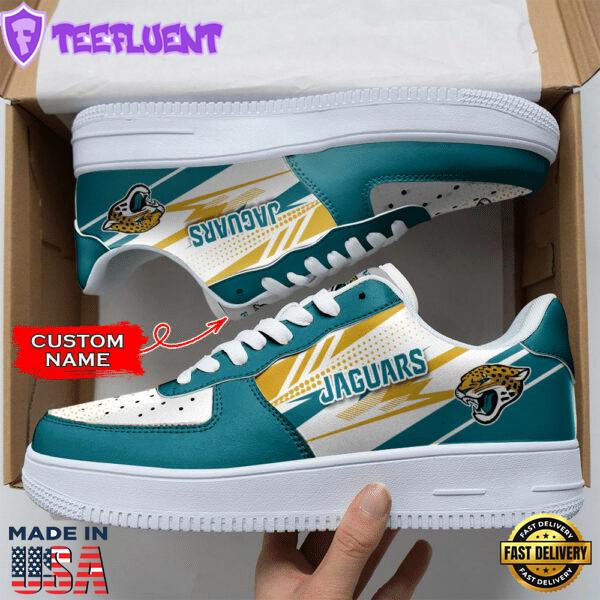 Jacksonville Jaguars NFL Personalized Air Force 1 Shoes