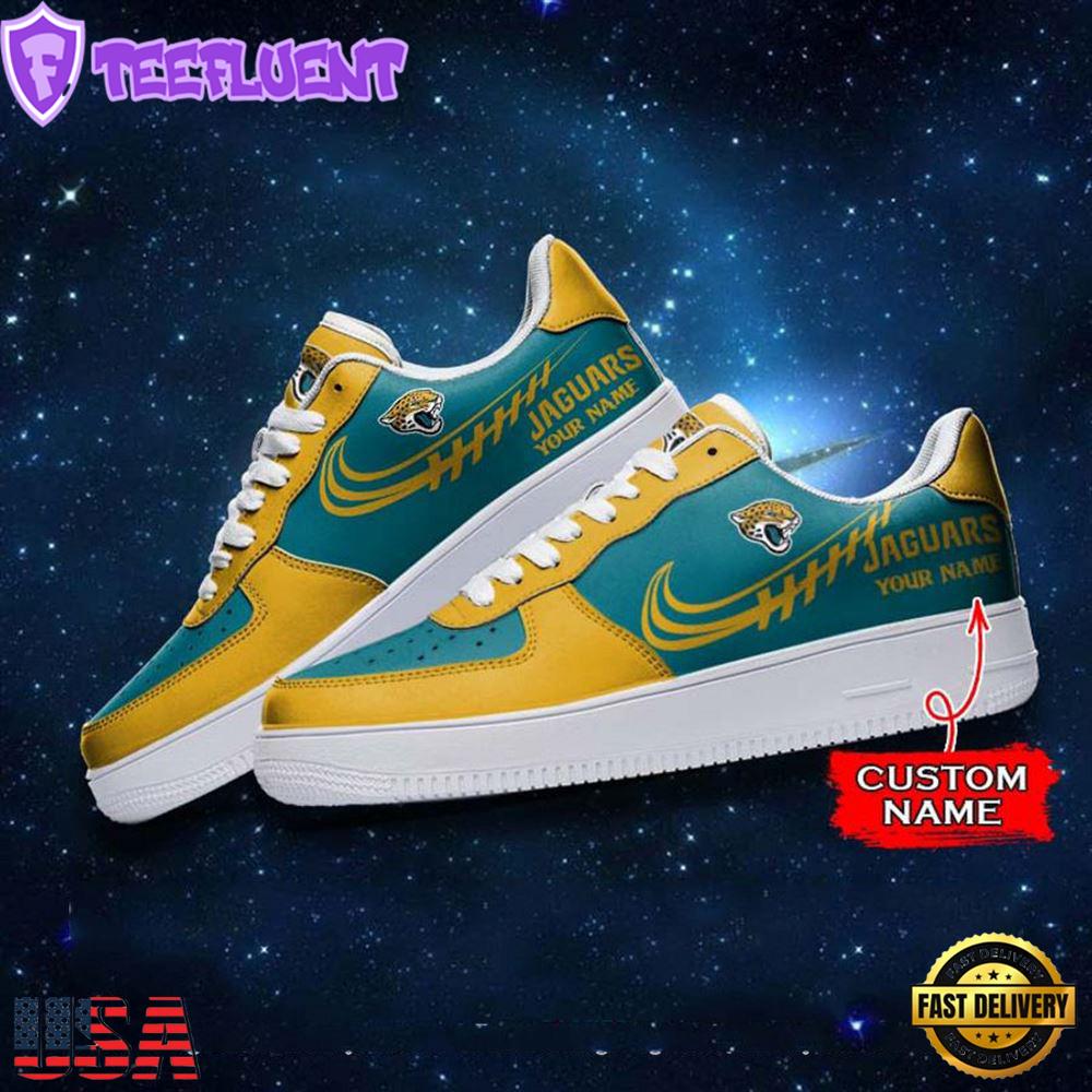 Jacksonville Jaguars NFL Personalized Air Force Sneaker