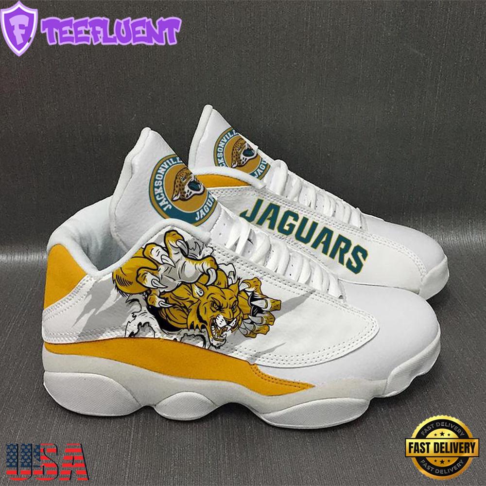 Jacksonville Jaguars NFL Ver 1 Air Jordan 13 Sneaker - Gift For Fans