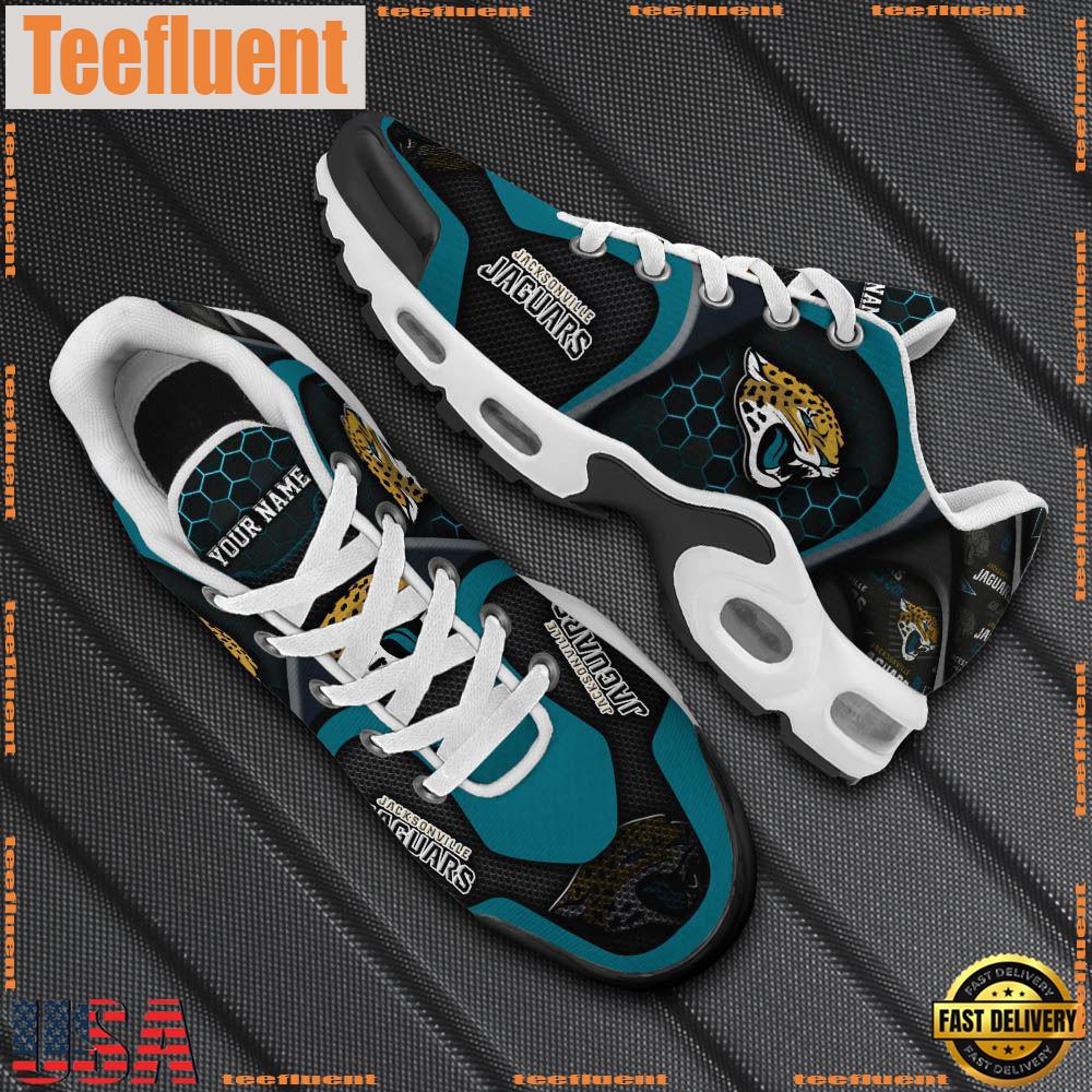 Jacksonville Jaguars Tn Shoes Personalized Your Name, Football Team Shoes