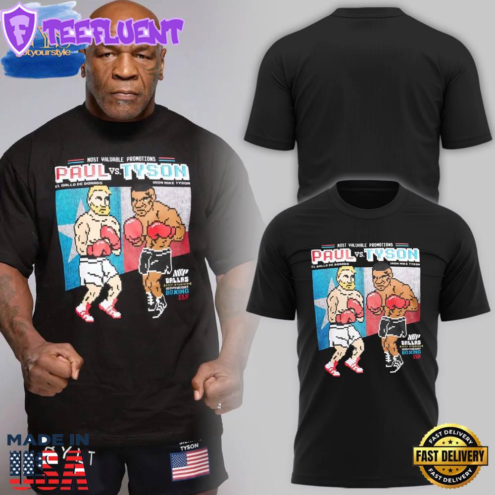 Jake Paul x Mike Tyson Boxing Match Limited Edition Shirt