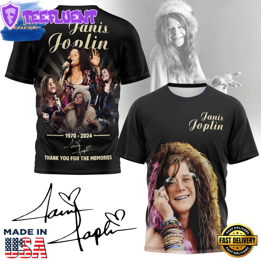 Janis Joplin Thank You For The Memories Shirt