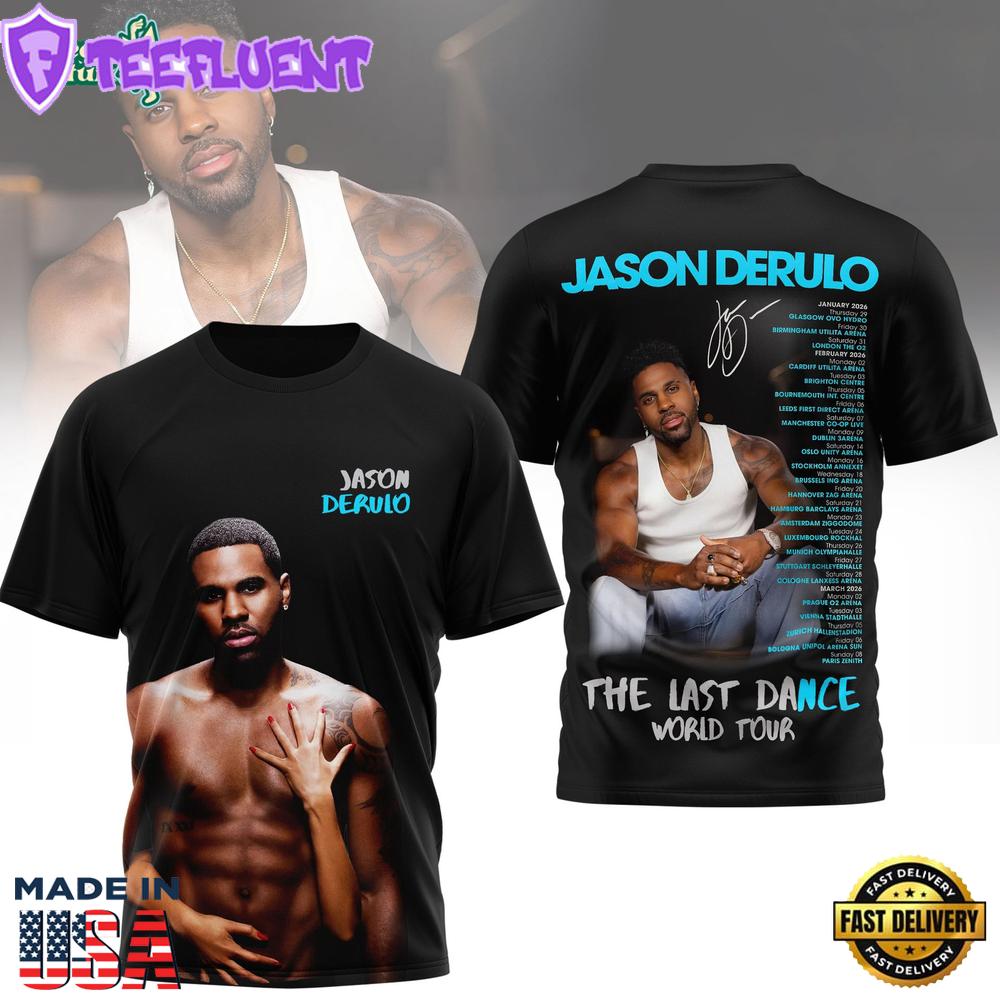 Jason Derulo The Last Dance Tour T-shirt