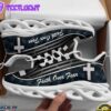 Jesus Black Faith Over Fear Running Sneakers Max Soul Shoes For Men And Women