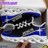 Jesus Blue Running Sneakers Max Soul Shoes For Men And Women