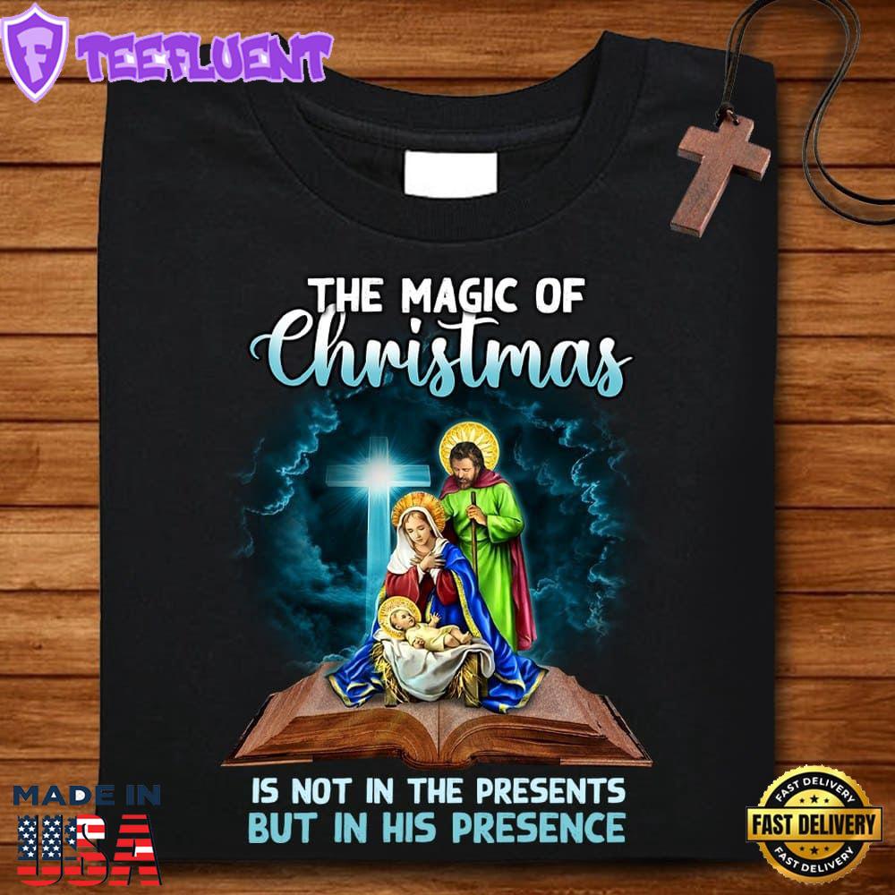 Jesus Christ And The Virgin Mary - The Magic Of Christmas Is Not In The Presents But In His Presence