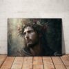 Jesus Christian Vintage Design Canvas Poster Wall Art