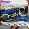 Jesus Faith Over Fear Blue Black Running Sneakers Max Soul Shoes For Men And Women