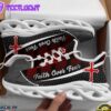 Jesus Faith Over Fear Red Black Running Sneakers Max Soul Shoes For Men And Women