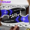 Jesus Faith Over Fear Running Sneakers Blue Black Max Soul Shoes For Men And Women