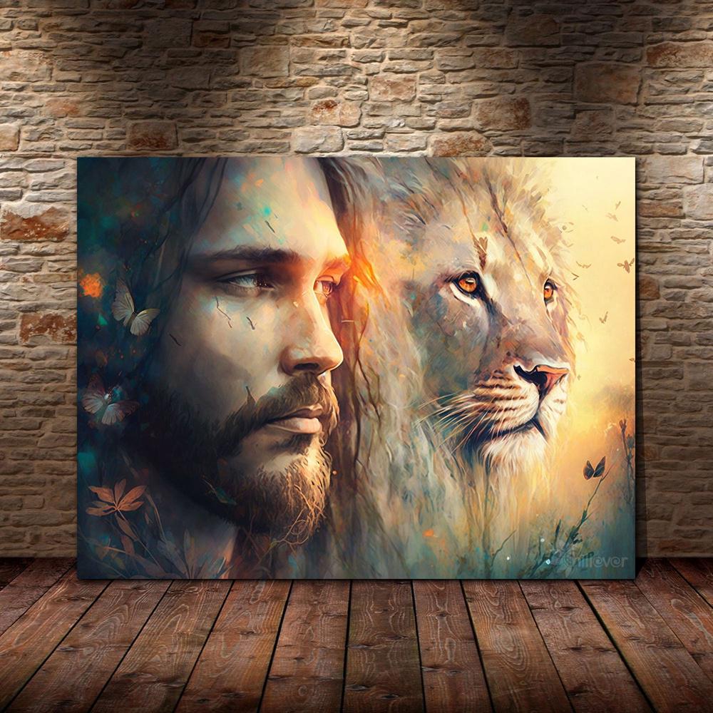 Jesus God Christ Canvas Poster Wall Art