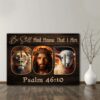 Jesus Lion And Lamb Canvas Poster Wall Art