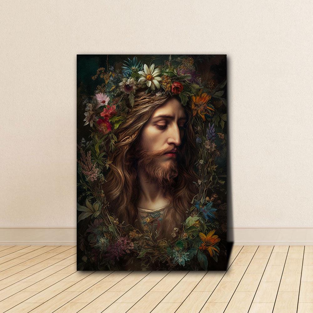 Jesus Portrait Canvas Poster Wall Art