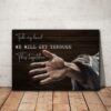 Jesus Reaching Out Take My Hand Canvas Poster Wall Art