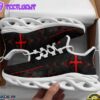 Jesus Red Black Running Sneakers Max Soul Shoes For Men And Women