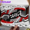 Jesus Running Sneakers Black And Red Max Soul Shoes For Men And Women