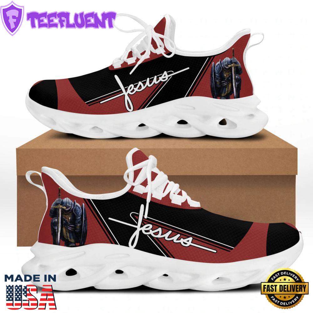 Jesus Running Sneakers Red Max Soul Shoes For Men And Women