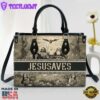 Jesus Saves Leather Handbag Christ Gifts Leather Bags