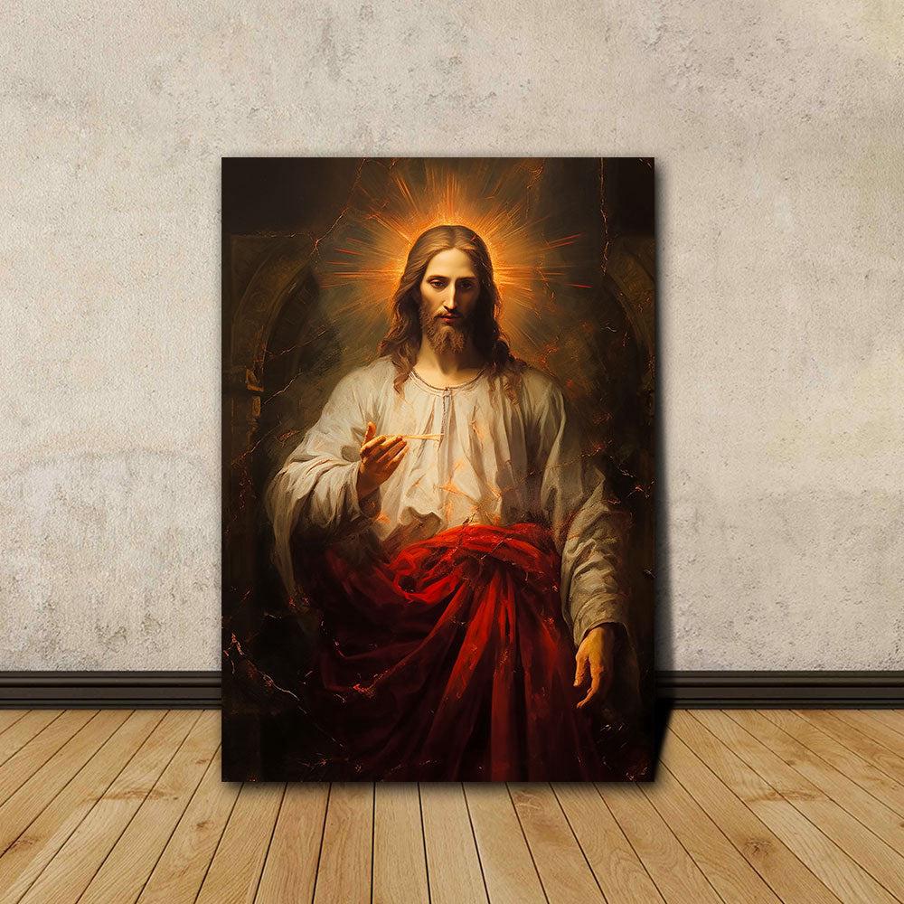 Jesus' The Savior Canvas Poster Wall Art