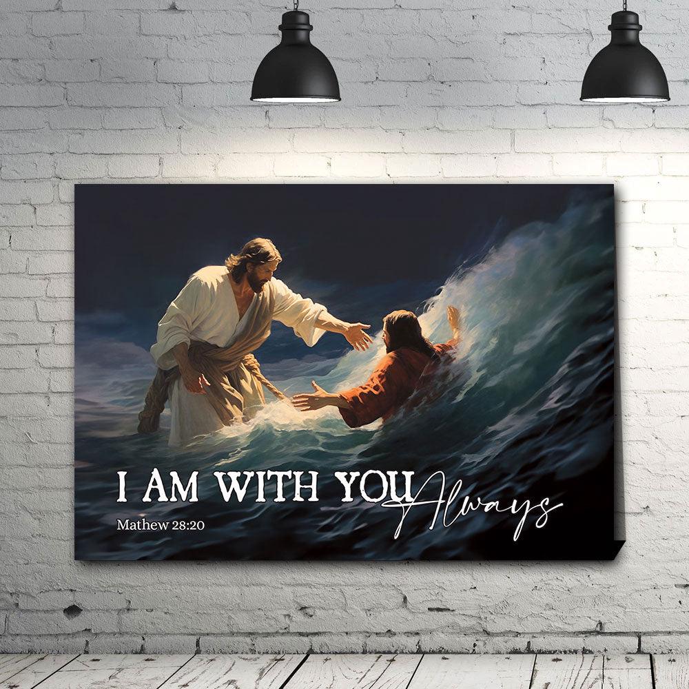 Jesus The Savior Canvas Poster Wall Art