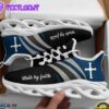 Jesus Walk By Faith Running Black Shoes Max Soul Shoes For Men And Women