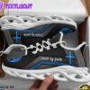 Jesus Walk By Faith Running Sneakers Blue Max Soul Shoes For Men And Women