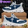 Jesus Walk By Faith Running Sneakers Blue White Max Soul Shoes For Men And Women