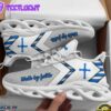 Jesus Walk By Faith Running Sneakers Christ White Max Soul Shoes For Men And Women