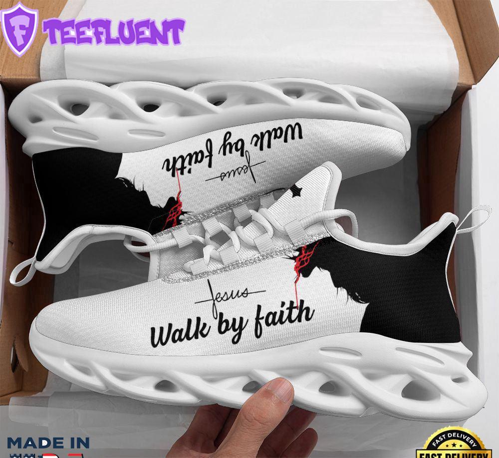 Jesus Walk By Faith Running Sneakers Max Soul Shoes For Men And Women