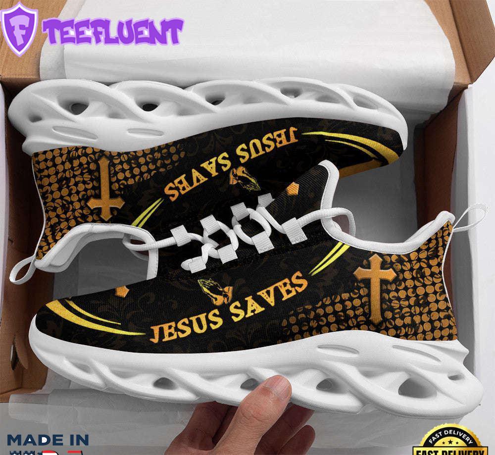 Jesus White Black Saves Running Sneakers Max Soul Shoes For Men And Women