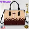 Jesusaves Cross Leather Handbag Christ Gifts Leather Bags